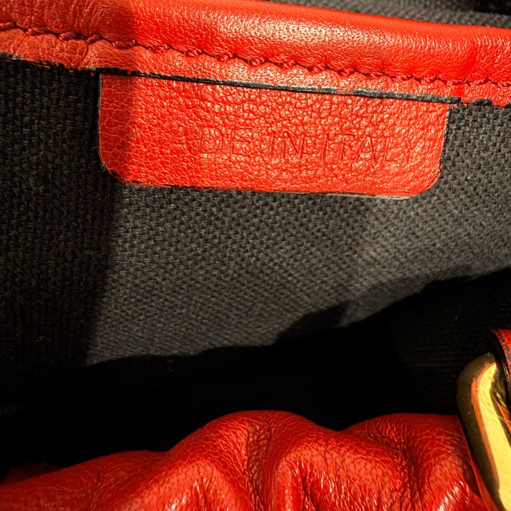 Burberry Vermelho Bolsa Big crush - Picture 3 of 12